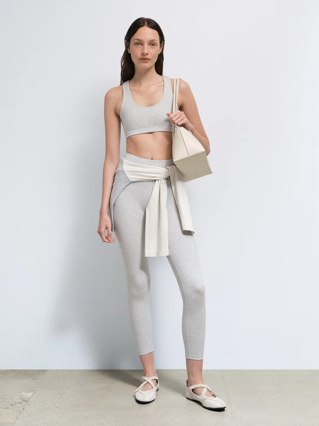 Organic Stretch Midi Legging