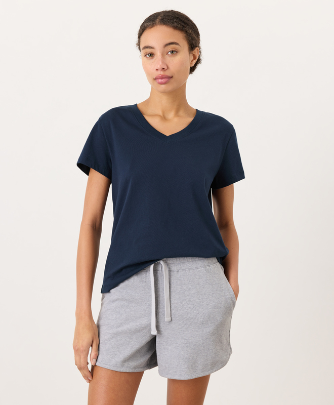 Organic Softspun Essential V Neck Tee